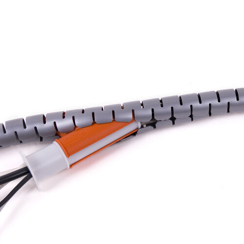 Dataflex Dataflex Cable Eater ø25 incl. handgereedschap 3.0 meter-Zwart