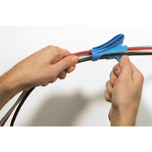 Hellerman-Tyton Kabelbundelslang ∅21mm + tool - Wit - Rol 25 meter