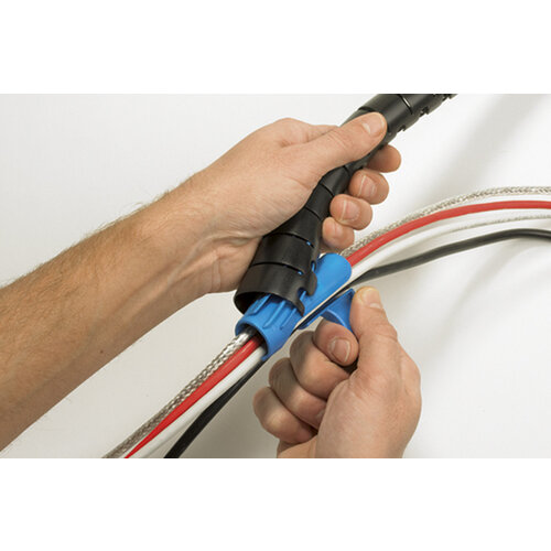 Hellerman-Tyton Kabelbundelslang ∅32mm + tool - Wit- Rol 25 meter