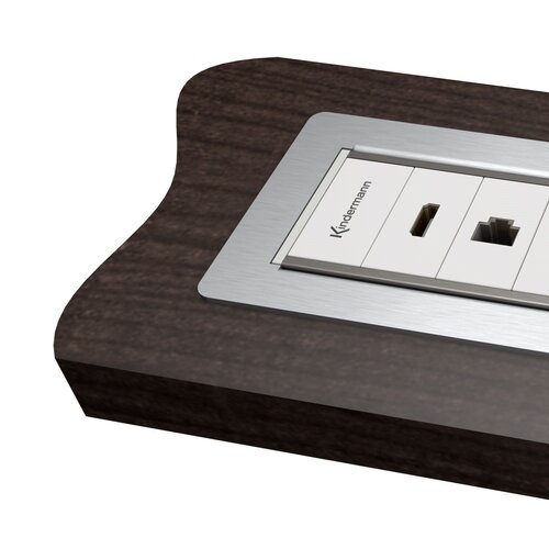 Kindermann CablePort frame voor 4 voudige module houder