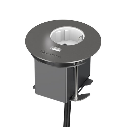 Kindermann CablePort table² - Stroom & USB A lader