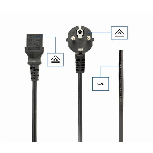 Gembird Netsnoer C 7/7 - C13 - 10 meter