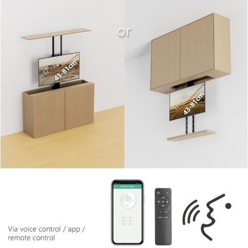 MyWall TV Lift voor vloer en plafond HP 66 L MyWall TV Lift voor vloer en plafond HP 66 L