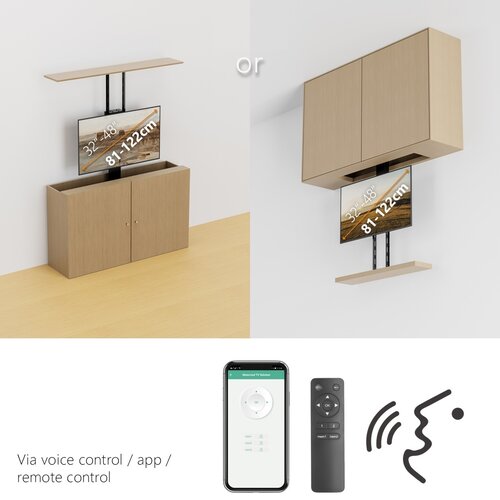 MyWall TV Lift voor vloer en plafond HP 66-1 L MyWall TV Lift voor vloer en plafond HP 66-1 L