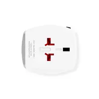 Wereld Reisadapter met 2 USB Poorten