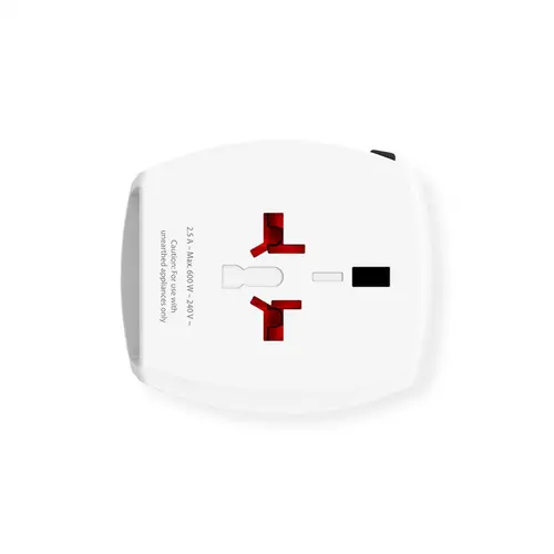 Skross Wereld Reisadapter met 2 USB Poorten Skross Wereld Reisadapter met 2 USB Poorten