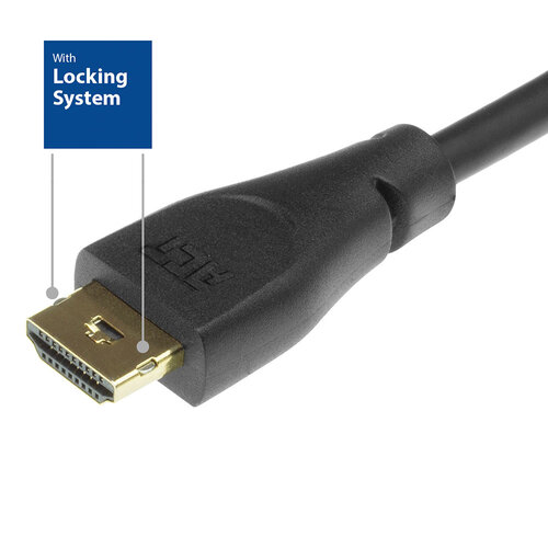 ACT HDMI Premium Gecertificeerde kabel met Locking systeem - 3.0 meter