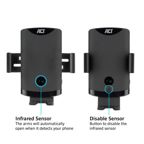 ACT Telefoonhouder met draadloos opladen