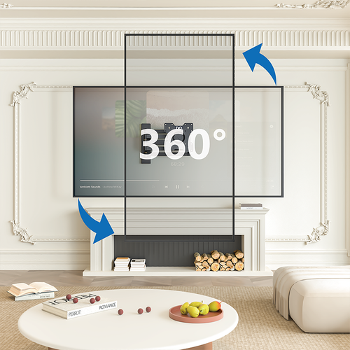 DQ Wall Support TV Beugel Rotate XL 108,5 cm - Zwart