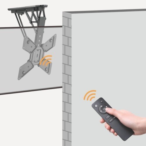 MyWall Elektrische Plafondbeugel HL40M Zwart (23-55 inch)