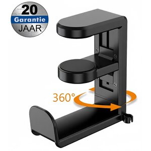 MyWall Hoodtelefoon houder met klem MyWall Hoodtelefoon houder met klem