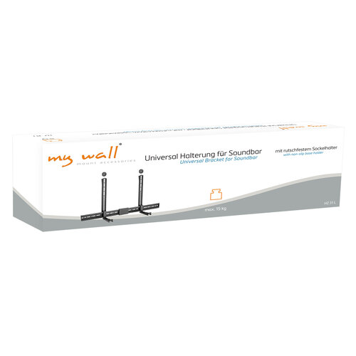 MyWall Universele Soundbar Beugel voor aan de TV beugel MyWall Universele Soundbar Beugel voor aan de TV beugel