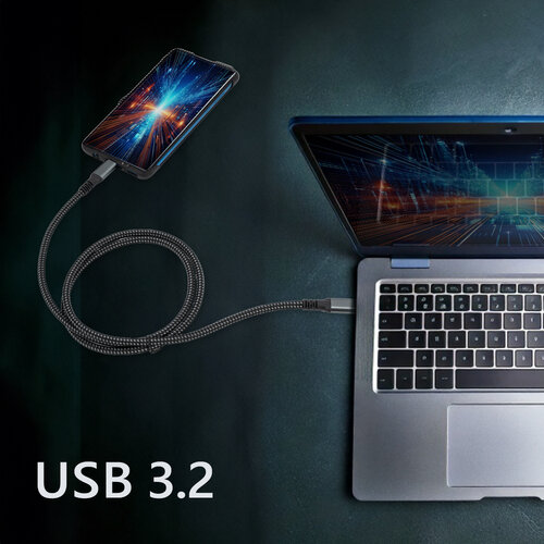 MaxTrack USB-C 3.2 Kabel 4-Lane - 1.0 meter