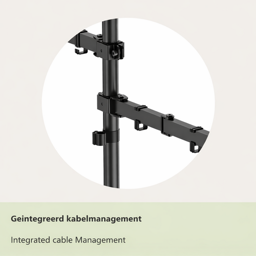 MyWall Monitor + Laptop arm HEG 8 L
