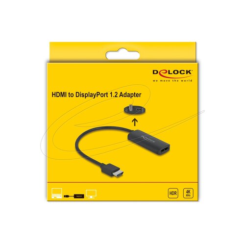 DeLock HDMI A - DisplayPort adapter (4K @60Hz)