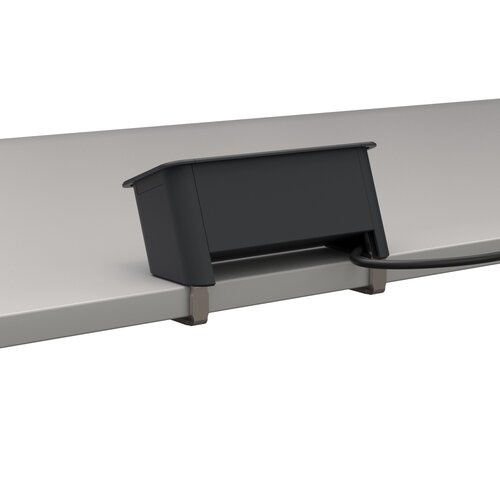 Kindermann CablePort Office desk 3-voudig 2x Stroom,  1xUSB lader (A+C)