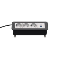 CP Office Desk 4V 3x Stroom + USB lader