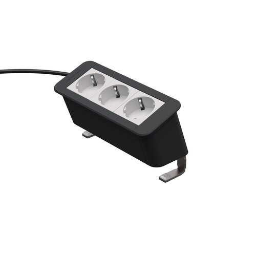 Kindermann CablePort Office desk 3-voudig 3x Stroom Kindermann CablePort Office desk 3-voudig 3x Stroom