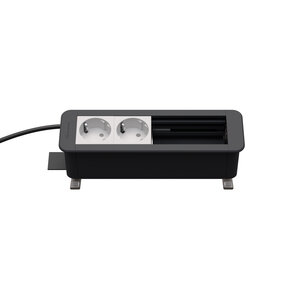 Kindermann CP Office Desk 4V 2x Stroom, 2x leeg Kindermann CP Office Desk 4V 2x Stroom, 2x leeg