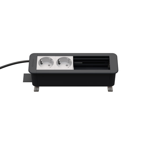 Kindermann CablePort Office Desk 4V 2x Stroom, 2x leeg
