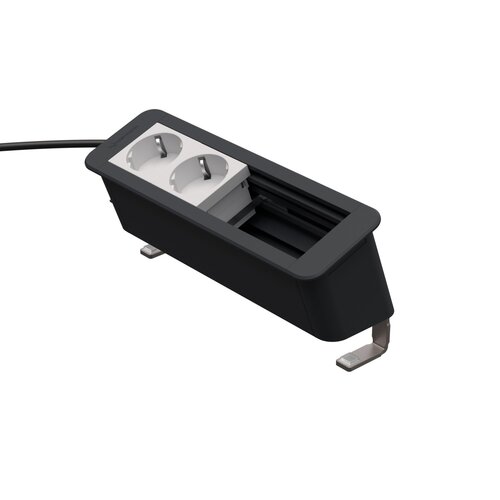 Kindermann CablePort Office Desk 4V 2x Stroom, 2x leeg