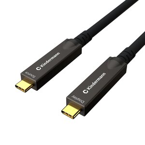 Kindermann USB-C AOC Full Feature Kabel- 5.0 meter Kindermann USB-C AOC Full Feature Kabel- 5.0 meter