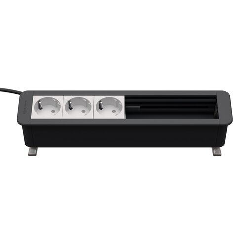 Kindermann CablePort Office Desk 6V 3x Stroom, 3x leeg Kindermann CablePort Office Desk 6V 3x Stroom, 3x leeg