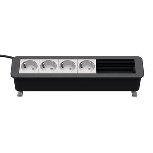 Kindermann CP Office Desk 6V 4x Stroom, 2x leeg