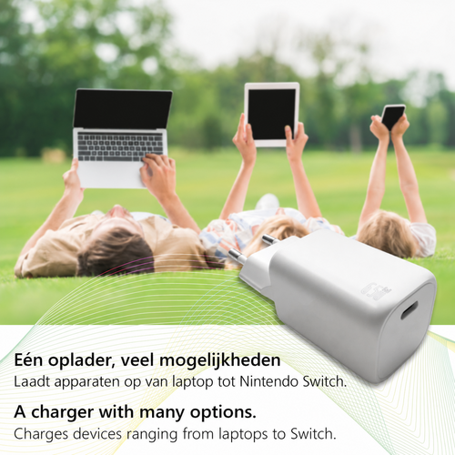 MaxTrack USB Snellader GaN 65W MaxTrack USB Snellader GaN 65W