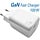 MaxTrack GaN USB-C snellader 100W – compact met Power Delivery en PPS - Wit