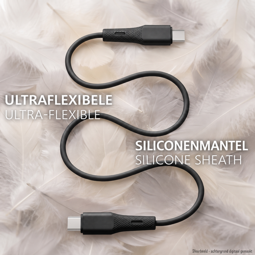 MaxTrack USB-C naar USB-C kabel 60W – 1.5 meter