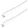 MaxTrack USB-C naar USB-C kabel 60W – 1.5 meter - Wit