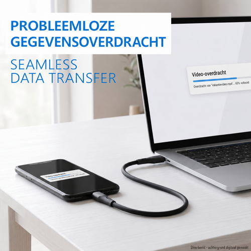 MaxTrack USB-C naar USB-C Kabel 100W met E-Marker – Soft-Touch Siliconen 1.5 meter MaxTrack USB-C naar USB-C Kabel 100W met E-Marker – Soft-Touch Siliconen 1.5 meter