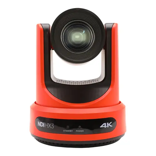 PTZOptics 20X Move 4K - AI Tracking Camera Red
