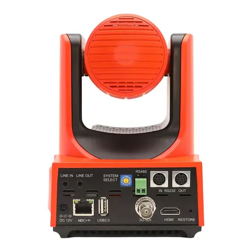 PTZOptics 20X Move 4K - AI Tracking Camera Red