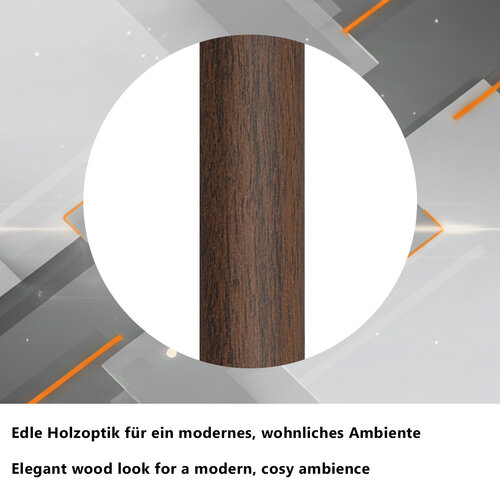 MyWall Universele TV Voet 32-77″ Draaibaar & Verstelbaar – Walnoot – myWall HP 128