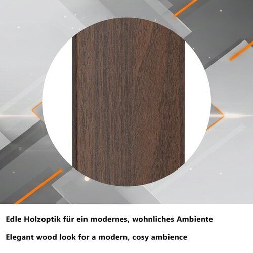 MyWall Universele TV Voet 32-77″ Draaibaar & Verstelbaar – Walnoot – myWall HP 127 L