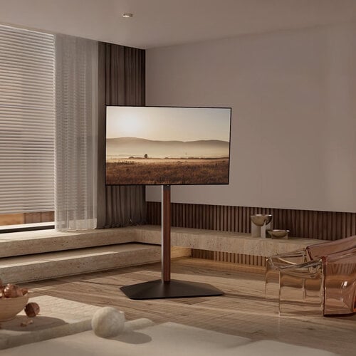 MyWall TV Vloerstandaard 32-75″ Verstelbaar & Kantelbaar – Walnoot – myWall HP 125 MyWall TV Vloerstandaard 32-75″ Verstelbaar & Kantelbaar – Walnoot – myWall HP 125