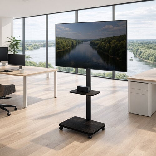 MyWall Verrijdbare TV Standaard 32-75″ In Hoogte Verstelbaar – myWall HP 129 L