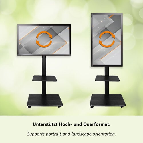 MyWall Verrijdbare TV Standaard 32-75″ In Hoogte Verstelbaar – myWall HP 129 L