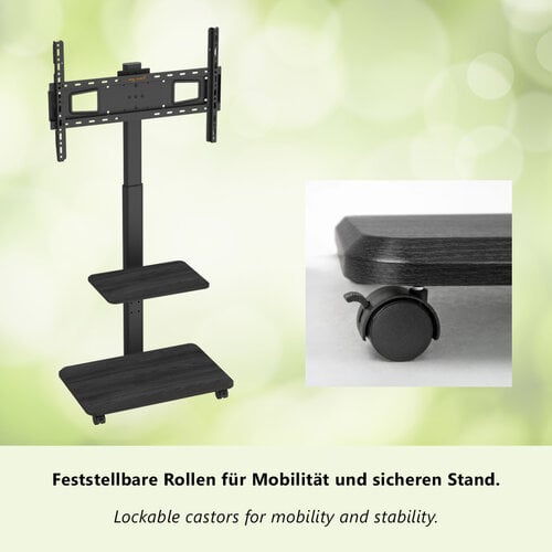 MyWall Verrijdbare TV Standaard 32-75″ In Hoogte Verstelbaar – myWall HP 129 L
