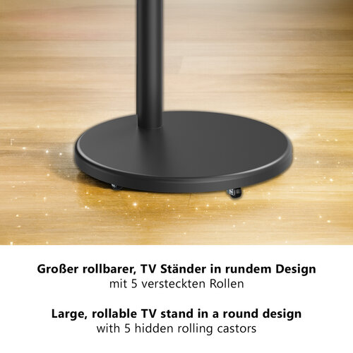 MyWall Verrijdbare TV Standaard 17-43″ Draaibaar & Verstelbaar – HP 90 L