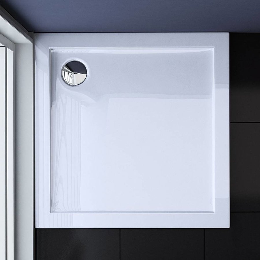 Douchebak Dona Laag Model 100X100X4Cm