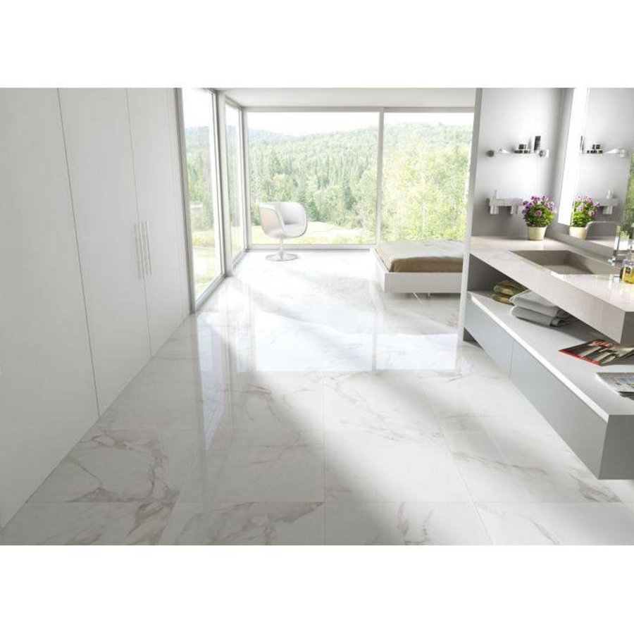 Vloertegel Carrara Mat 60X60Cm (prijs per m2)