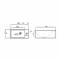 Fonteinset Wonder One Pack Rechts Klein 29X18 Cm