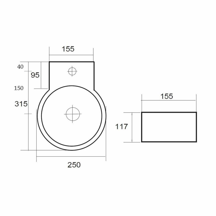 Fontein Sun Rond 16X30X11,5Cm
