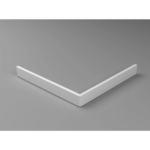 Voorzetpaneel Met Poten Tbv Vierkante Douchebak Acryl 90X90X4 Wit 