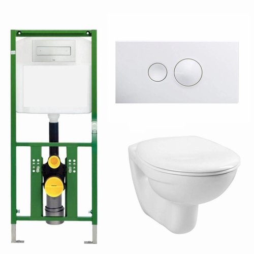 Ecoplus Toiletset 03 Megasplash Basic Smart Met Bril En Drukplaat 