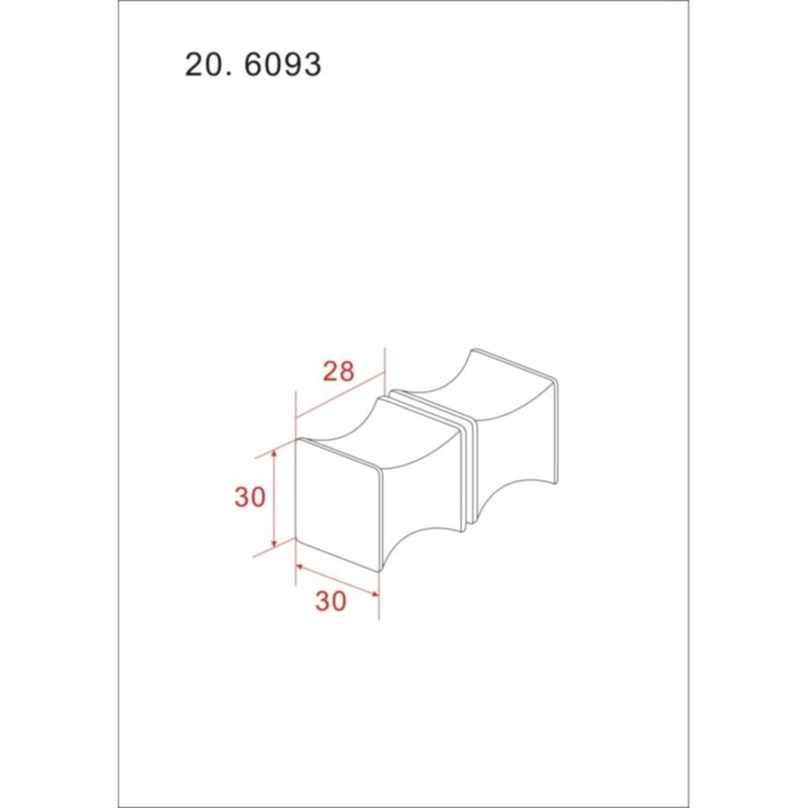 Losse Deurknop Type 5 Chroom