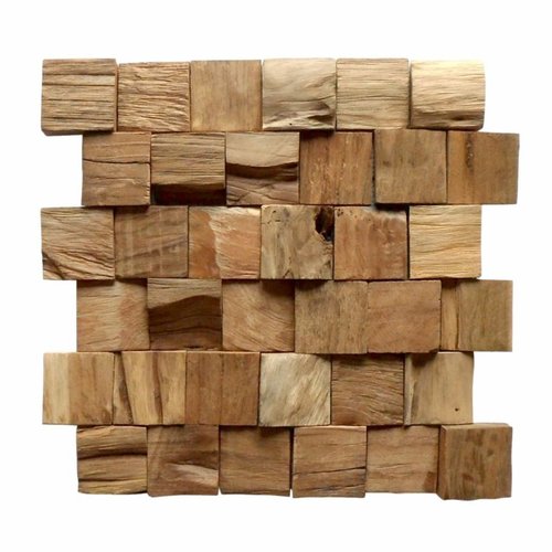 Mozaïek Hout Old Teak (P 09) 30X30 Cm (Prijs per 0,99 M2) 